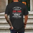 John Prine Mens Mens Back Print T-shirt Gifts for Men