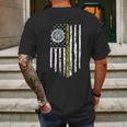 Joint Special Operations Command American Flag Mens Back Print T-shirt Gifts for Men