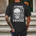 Jonas Name Gift Jonas Ive Only Met About 3 Or 4 People Mens Back Print T-shirt Gifts for Men