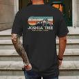 Joshua Tree National Park California Mens Back Print T-shirt Gifts for Men