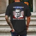 Josip Broz Tito Samo Vas Gledam I Am Watching You Mens Back Print T-shirt Gifts for Men