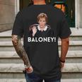 Judge Judy Baloney Mens Back Print T-shirt Gifts for Men