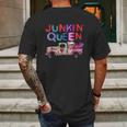 Junkin Queen Car Mens Back Print T-shirt Gifts for Men