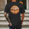 Jupiter Cute Happy Planet Solar System Galaxy Mens Back Print T-shirt Gifts for Men