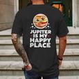 Jupiter Is My Happy Place Mens Back Print T-shirt Gifts for Men