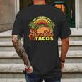 Just A Girl Who Loves Sunshine And Tacos Fast Food Junk Gift Graphic Design Printed Casual Daily Basic Mens Back Print T-shirt Gifts for Men