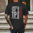 Just The Tip I Promise Bullet American Flag Gun Lover Gifts Graphic Design Printed Casual Daily Basic Mens Back Print T-shirt Gifts for Men