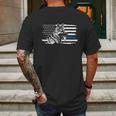 K9 Unit German Shepherd Dog Thin Blue Line Patriotic Police Graphic Design Printed Casual Daily Basic Mens Back Print T-shirt Gifts for Men