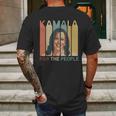 Kamala For The People Mens Back Print T-shirt Gifts for Men