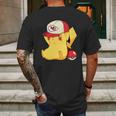 Kansas City Chiefs Pikachu Pokemon Shirt Mens Back Print T-shirt Gifts for Men