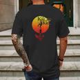 The Karate Kid Sun Gradient Mens Back Print T-shirt Gifts for Men