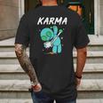 Karma Cute Anime Kawaii Pastel Goth Emo Punk Voodoo Doll Mens Back Print T-shirt Gifts for Men