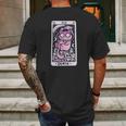 Kawaii Pastel Goth Art The Death Tarot Cute Cat Creepy Art Mens Back Print T-shirt Gifts for Men