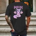 Kawaii Pastel Goth Cute Creepy Bat Cat Anime Theme Mens Back Print T-shirt Gifts for Men