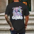 Kawaii Pastel Goth Cute Creepy Sugar Skull Unicorn Mens Back Print T-shirt Gifts for Men