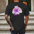 Kawaii Pastel Goth Unicorn Japanese Anime Girl Menhera Mens Back Print T-shirt Gifts for Men