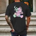 Kawaii Pastel Goth Witchy Bear And Skull Cute Creepy Bear Mens Back Print T-shirt Gifts for Men