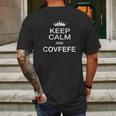 Keep Calm And Covfefe Mens Back Print T-shirt Gifts for Men