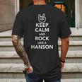 Keep Calm And Rock Like A Hanson Oktoberfest Mens Back Print T-shirt Gifts for Men