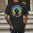 Keep The Immigrants Deport The Racists 2 Mens Back Print T-shirt Gifts for Men