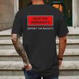 Keep The Immigrants Deport The Racists Mens Back Print T-shirt Gifts for Men