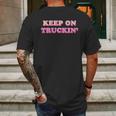 Keep On Truckin Mens Back Print T-shirt Gifts for Men