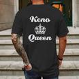 Keno Queen Casino Las Vegas Novelty Mens Back Print T-shirt Gifts for Men