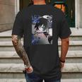 Kimetsu No Yaiba Demon Slayer Look On Sword Mens Back Print T-shirt Gifts for Men