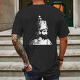 The King Stands Haile Selassie Crown Mens Back Print T-shirt Gifts for Men