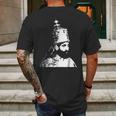 The King Stands Haile Selassie Crown Mens Back Print T-shirt Gifts for Men