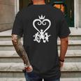 Kingdom Hearts Characters Mens Back Print T-shirt Gifts for Men