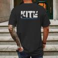 Kite Kiteboarding Kitesurfing Gift Mens Back Print T-shirt Gifts for Men