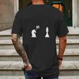 Knights Who Say Ni Mens Back Print T-shirt Gifts for Men