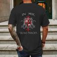 Knights Templar In Hoc Signo Vinces Mens Back Print T-shirt Gifts for Men