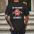 Do You Know The Way Ugandan Mens Back Print T-shirt Gifts for Men