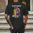 Kobe Bryant Black Mamba Mens Back Print T-shirt Gifts for Men