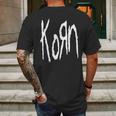 Korn Mens Back Print T-shirt Gifts for Men