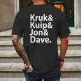 Kruk Kuip Jon Dave T-Shirt_1 Mens Back Print T-shirt Gifts for Men