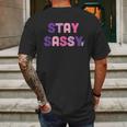 Kuromi Stay Sassy Mens Back Print T-shirt Gifts for Men