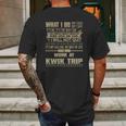 Kwik Trip Tshirt Mens Back Print T-shirt Gifts for Men