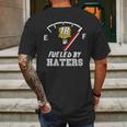 Kyle Busch 18 Fueled By Haters Shirt Mens Back Print T-shirt Gifts for Men