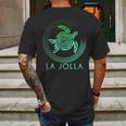 La Jolla Tribal Turtle Mens Back Print T-shirt Gifts for Men