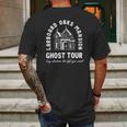 Larboard Oaks Mansion Ghost Tour Mens Back Print T-shirt Gifts for Men