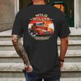 Larry Grossman Wild Willys Mens Back Print T-shirt Gifts for Men