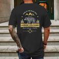 Lassen Volcanic National Park Mens Back Print T-shirt Gifts for Men