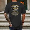 Legends Born In 1975 47 Years Old 47Th Birthday Gifts Mens Back Print T-shirt Gifts for Men