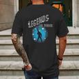 Legends Live Forever Rock Star Music Mens Back Print T-shirt Gifts for Men