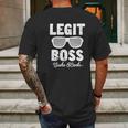 Legit Boss Sasha Banks Mens Back Print T-shirt Gifts for Men