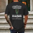 Les Hommes Naissent Libreset Egaux Mais Les Meilleurs Ont Servi Au 11E Regiment De Chasseurs Mens Back Print T-shirt Gifts for Men