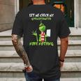 Let Me Check My Giveashitometer Nope Nothing Funny Grinch Mens Back Print T-shirt Gifts for Men